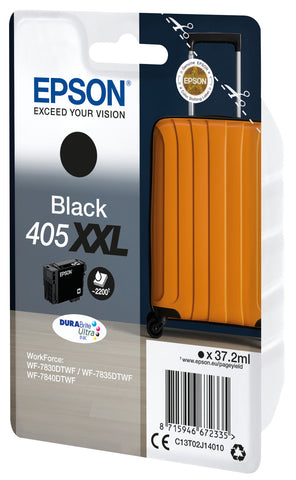 EPSON Tintenpatrone 405XXL schwarz T02J14010 WF-7830/7835/7840 2200 Seiten