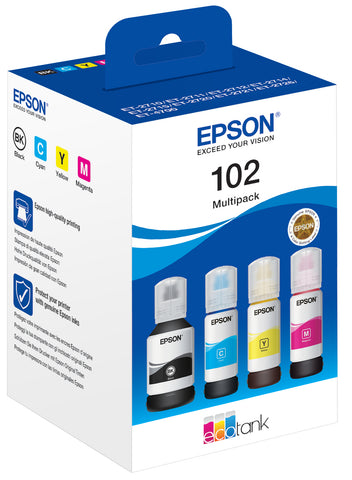 EPSON Multipack Tinte 102 CMYBK T03R640 EcoTank ET-2700 4-color