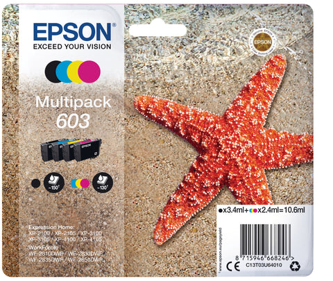 EPSON Multipack Tinte 603 CMYBK T03U64010 XP-2100 4-color