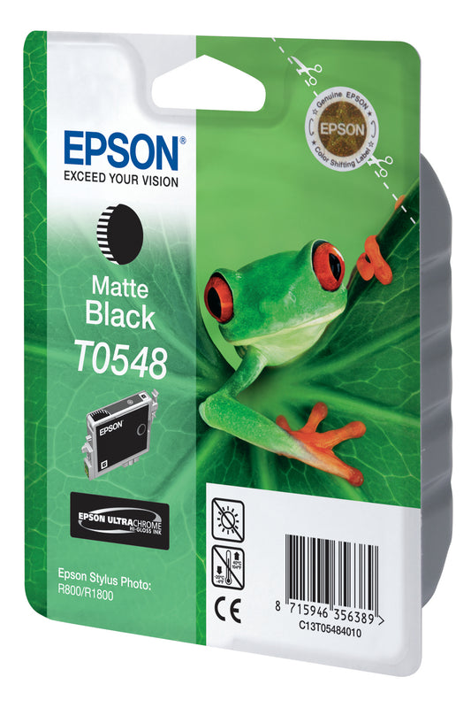 EPSON Tintenpatrone matt schwarz T054840 Stylus Photo R800 400 Seiten