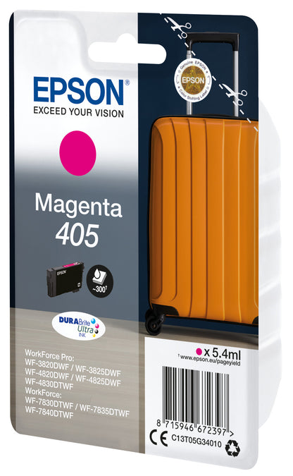 EPSON Tintenpatrone 405 magenta T05G34010 WF-7830DTWF 300 Seiten