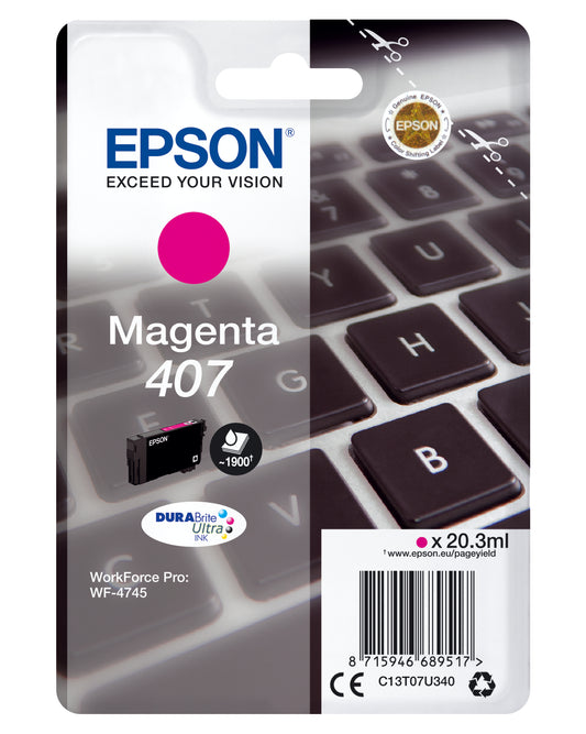 EPSON Tintenpatrone L magenta T07U340 WF-4745 1900 Seiten