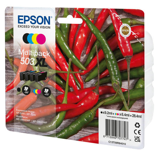 EPSON Multipack Tinte 503XL CMYBK T09R64010 WF-2960/65 4-color