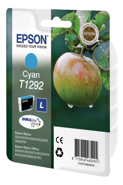 EPSON Tintenpatrone cyan T129240 Stylus SX420W 7.0ml