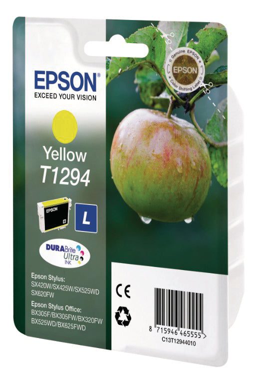 EPSON Tintenpatrone yellow T129440 Stylus SX420W 7.0ml