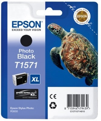 EPSON Tintenpatrone photo schwarz T157140 Stylus Photo R3000 26ml