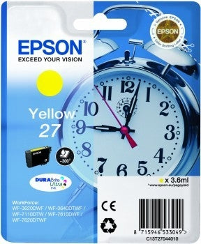 EPSON Tintenpatrone yellow T270440 WF 3620/7620 300 Seiten