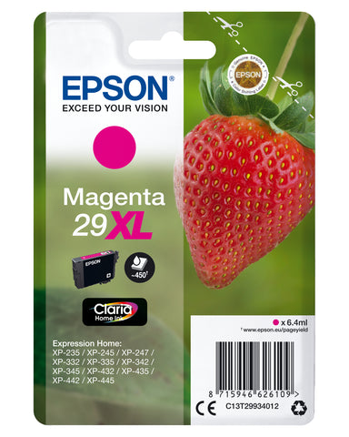 EPSON Tintenpatrone XL magenta T299340 XP-235/335/435 450 Seiten