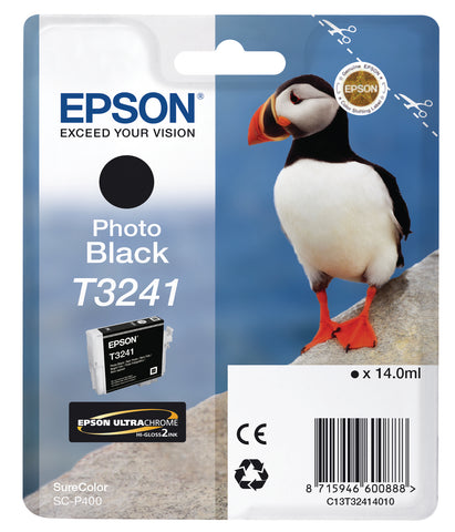 EPSON Tintenpatrone photo schwarz T324140 SureColor SC-P400 14ml