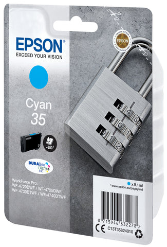 EPSON Tintenpatrone cyan T358240 WF-4720/4725DWF 650 Seiten