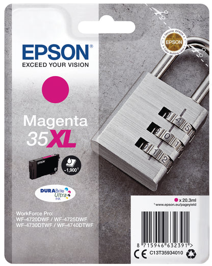 EPSON Tintenpatrone XL magenta T359340 WF-4720/4725DWF 1900 Seiten