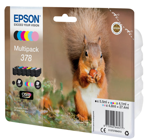 EPSON Multipack Tinte 378 6-color T378840 XP-8500/8505