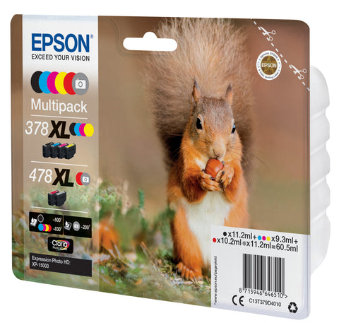 EPSON Multipack Tinte 478XL 6-color T379D40 XP-15000