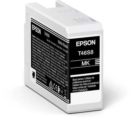 EPSON Tintenpatrone matte schwarz T46S80N SureColor SC-P700 26ml