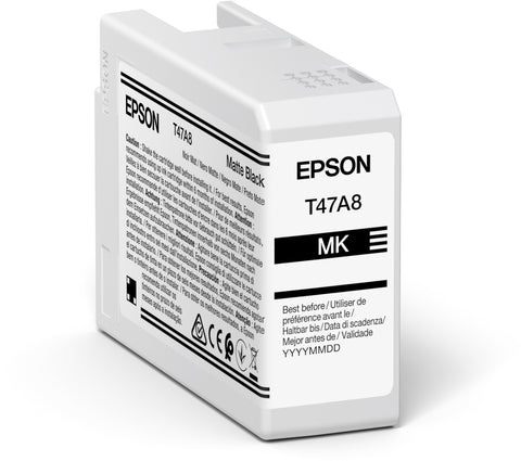 EPSON Tintenpatrone matte schwarz T47A800 SureColor SC-P900 50ml