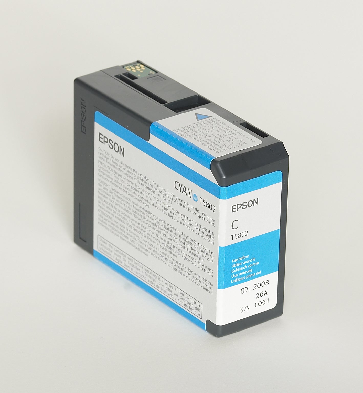 EPSON Tintenpatrone cyan T580200 Stylus Pro 3800 80ml