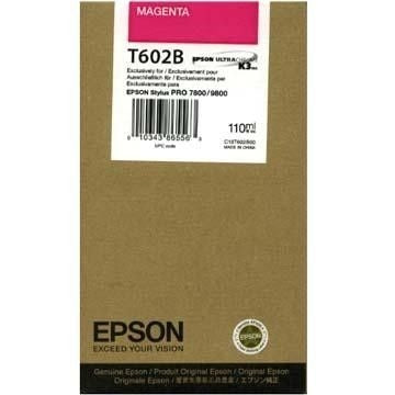 EPSON Tintenpatrone magenta T602B00 Stylus Pro 7800/9800 110ml