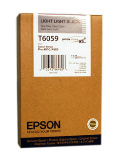 EPSON Tintenpatrone light-lig. black T605900 Stylus Pro 4880 110ml