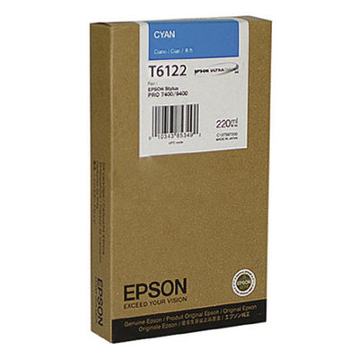 EPSON Tintenpatrone cyan T612200 Stylus Pro 7450/9450 220ml