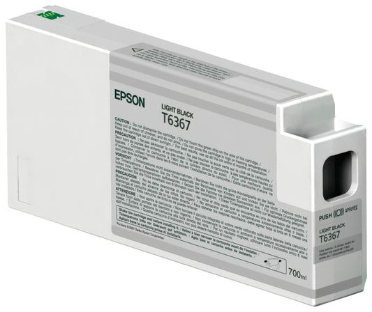 EPSON Tintenpatrone light schwarz T636700 Stylus Pro 7900/9900 700ml