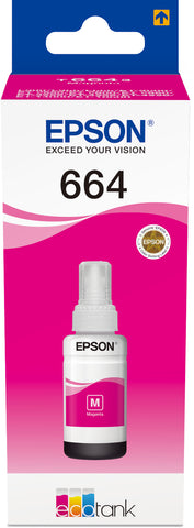 EPSON Tintenbehälter 664 magenta T664340 EcoTank L355/L555 6500 Seiten