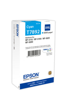 EPSON Tintenpatrone XXL cyan T789240 WF 5110/5620 4000 Seiten