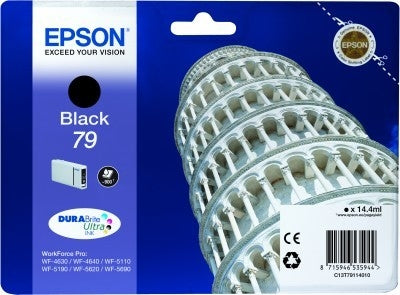 EPSON Tintenpatrone schwarz T791140 WF 5110/5620 900 Seiten