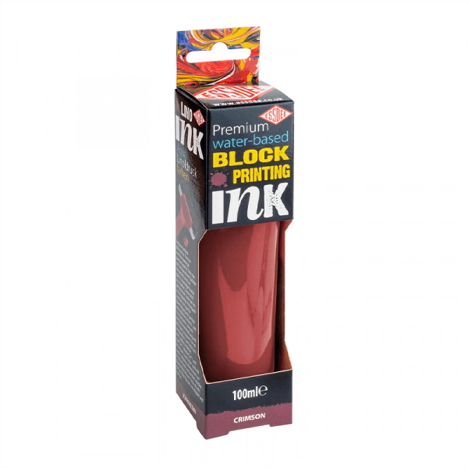 ESSDEE PREMIUM LINOL-DRUCKFARBEN KARMESINROT 100ML
