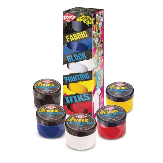 ESSDEE TEXTIL-DRUCKFARBE SET 5 DOSEN 150ML