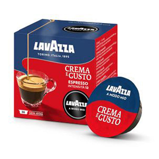 ESPRESSO Crema og Smag (36) LAVAZZA A Modo Mio (Kapsler)