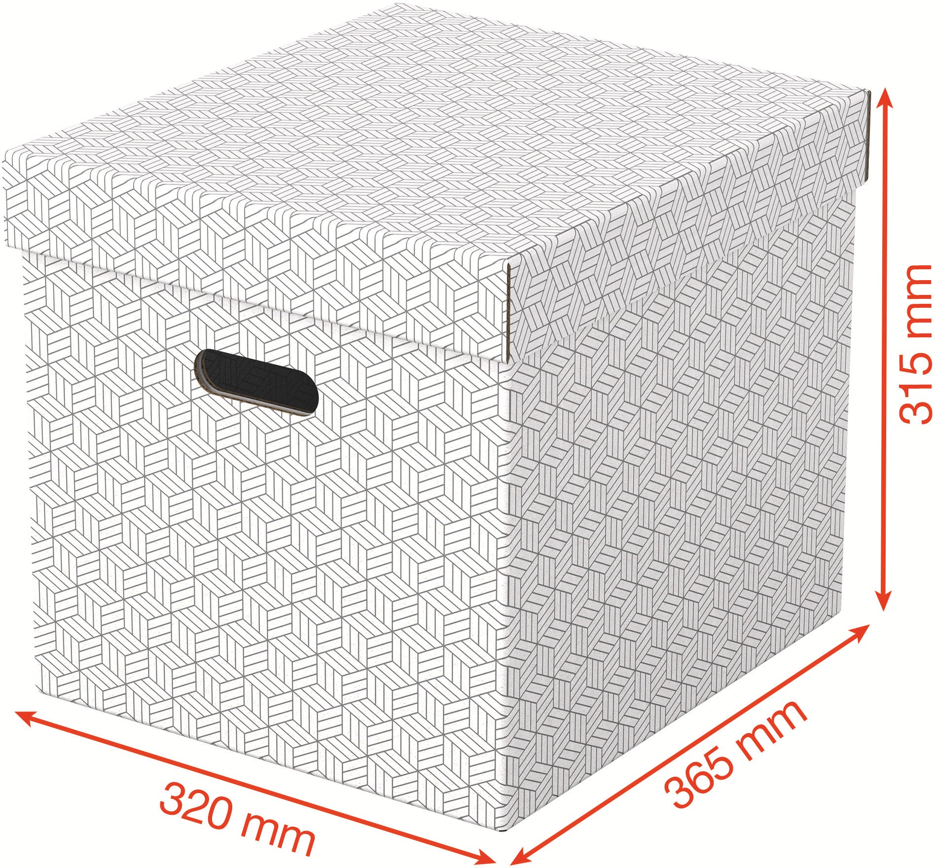 ESSELTE Aufbewahrungsboxen Home Cube 628288 365x320x315mm, weiss 3 Stk