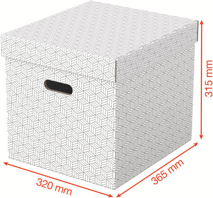 ESSELTE Aufbewahrungsboxen Home Cube 628288 365x320x315mm, weiss 3 Stk