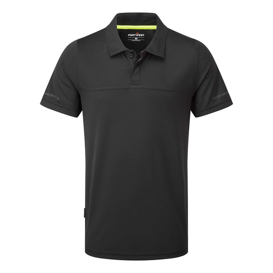 Portwest EV410 Poloshirt – Schwarz – bequem & funktional