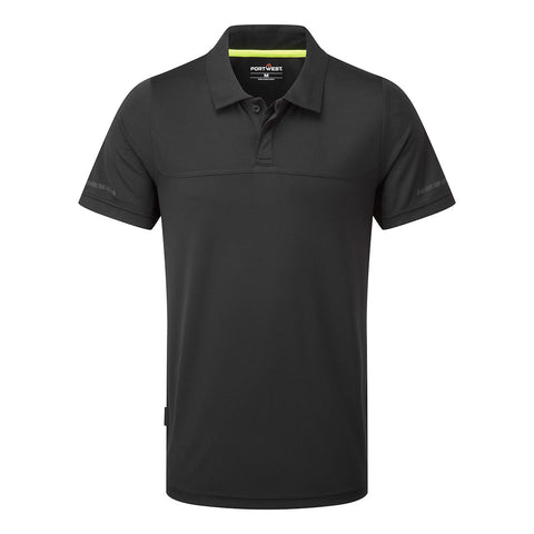 Portwest EV410 Poloshirt – Schwarz – bequem & funktional