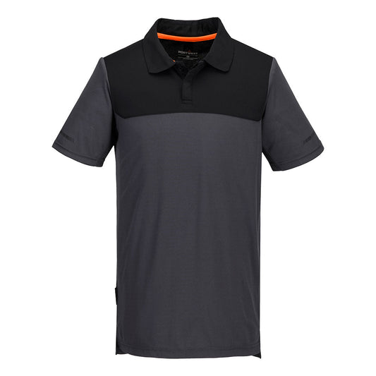 Portwest EV410 Poloshirt – Metallgrau – bequem & funktional