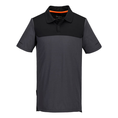 Portwest EV410 Poloshirt – Metallgrau – bequem & funktional