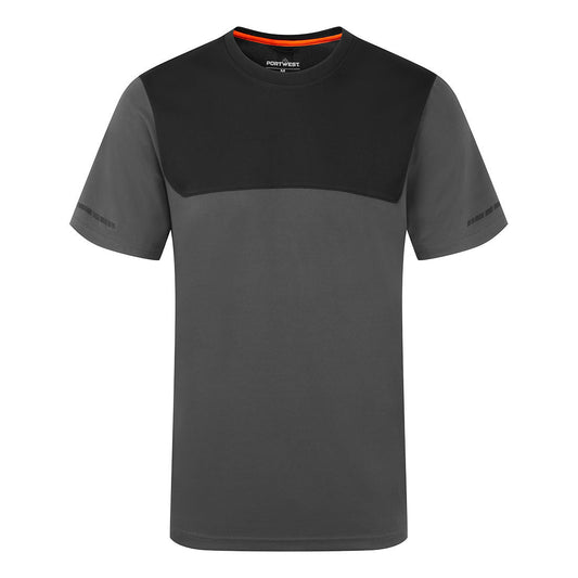 Portwest EV411 Shirt – Metallgrau – bequem & funktional