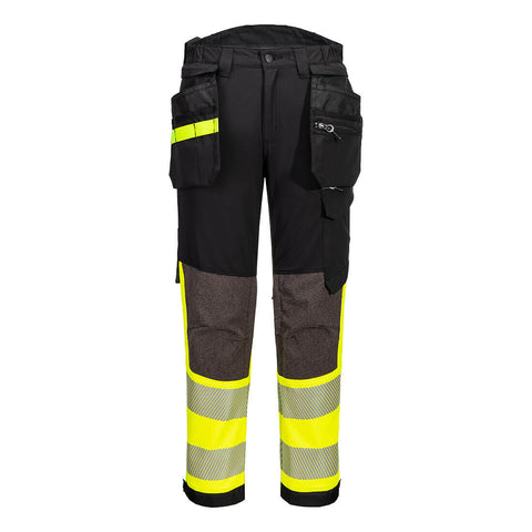 Portwest EV442 Hose – Gelb/Schwarz lang – robuste Arbeitshose mit Komfort