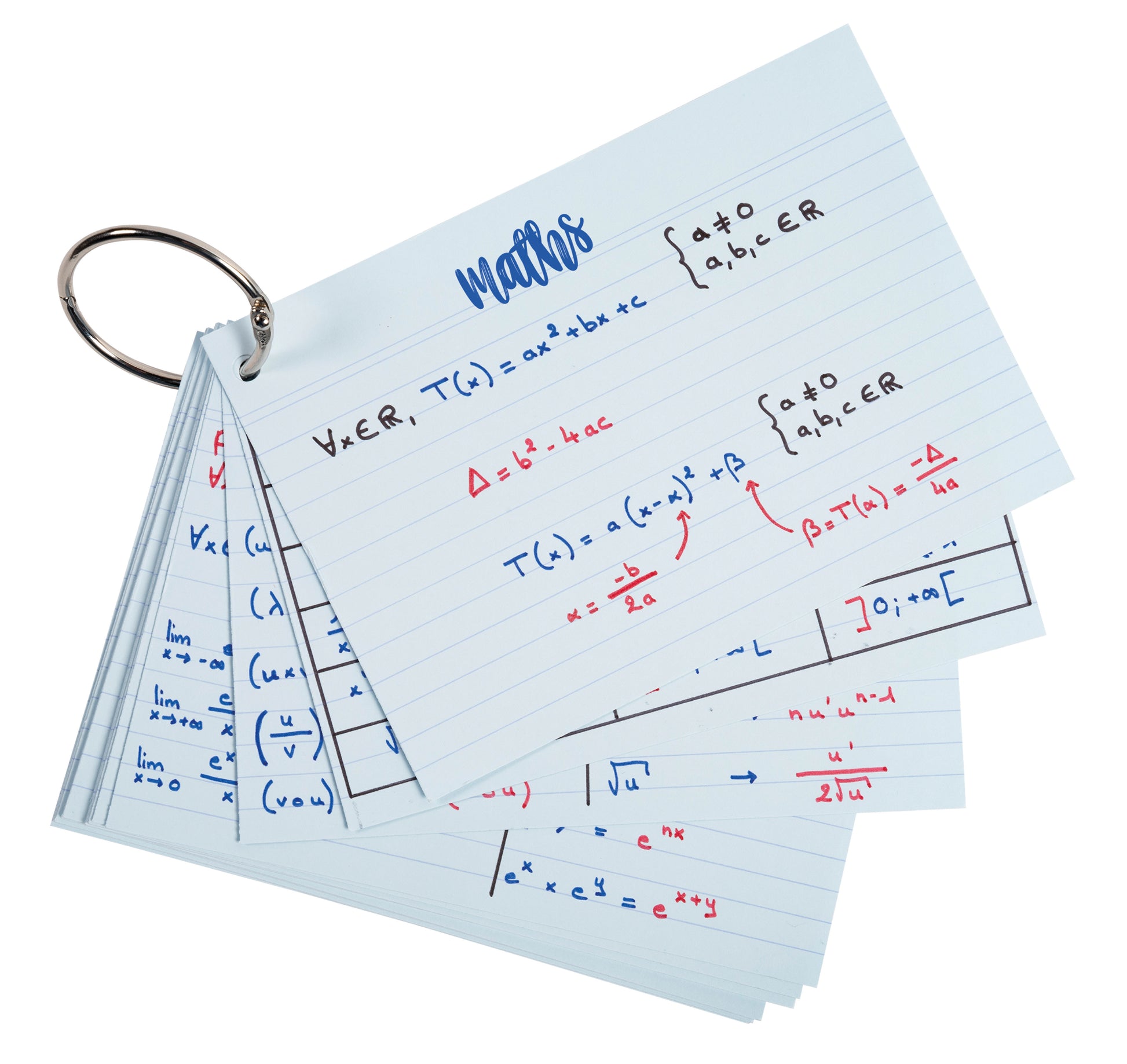 EXACOMPTA Display Flashcards A6/A7 10380E assortiert 38PK à 50 Stück