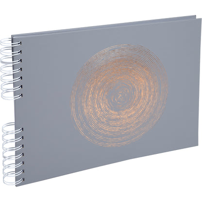 EXACOMPTA Spiralalbum Ellipse 32x22cm 16168E grau 50 Seiten