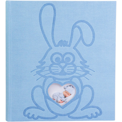 EXACOMPTA Fotoalbum Teddy 29x32cm 16563E blau 60 Seiten