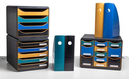 EXACOMPTA Stehsammler NEO DECO A4+ 18229D Mag Cube, kupfergold