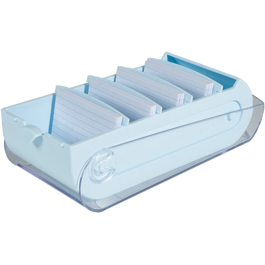 EXACOMPTA Karteikartenbox Bunny A7 5346223D pastellblau 13.2x8.5x25cm