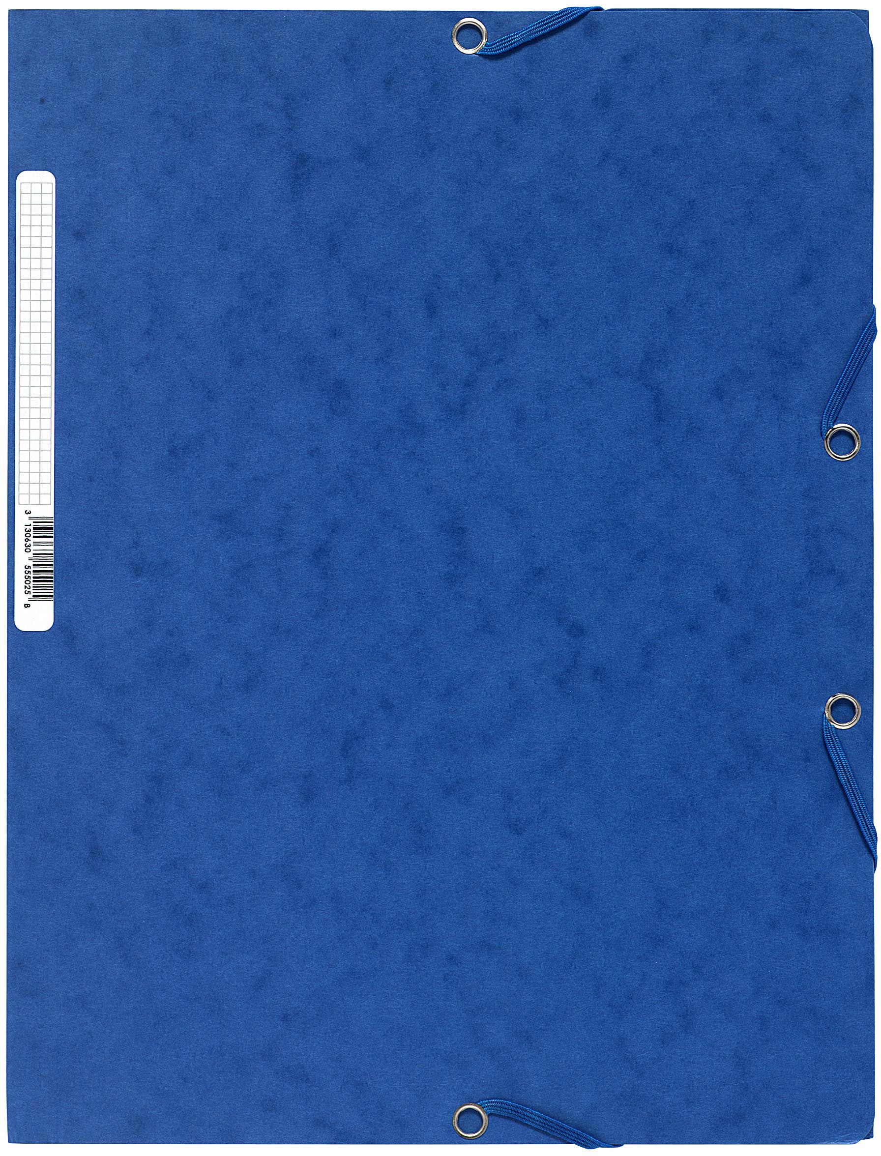 EXACOMPTA Gummibandmappe A4 55502E blau