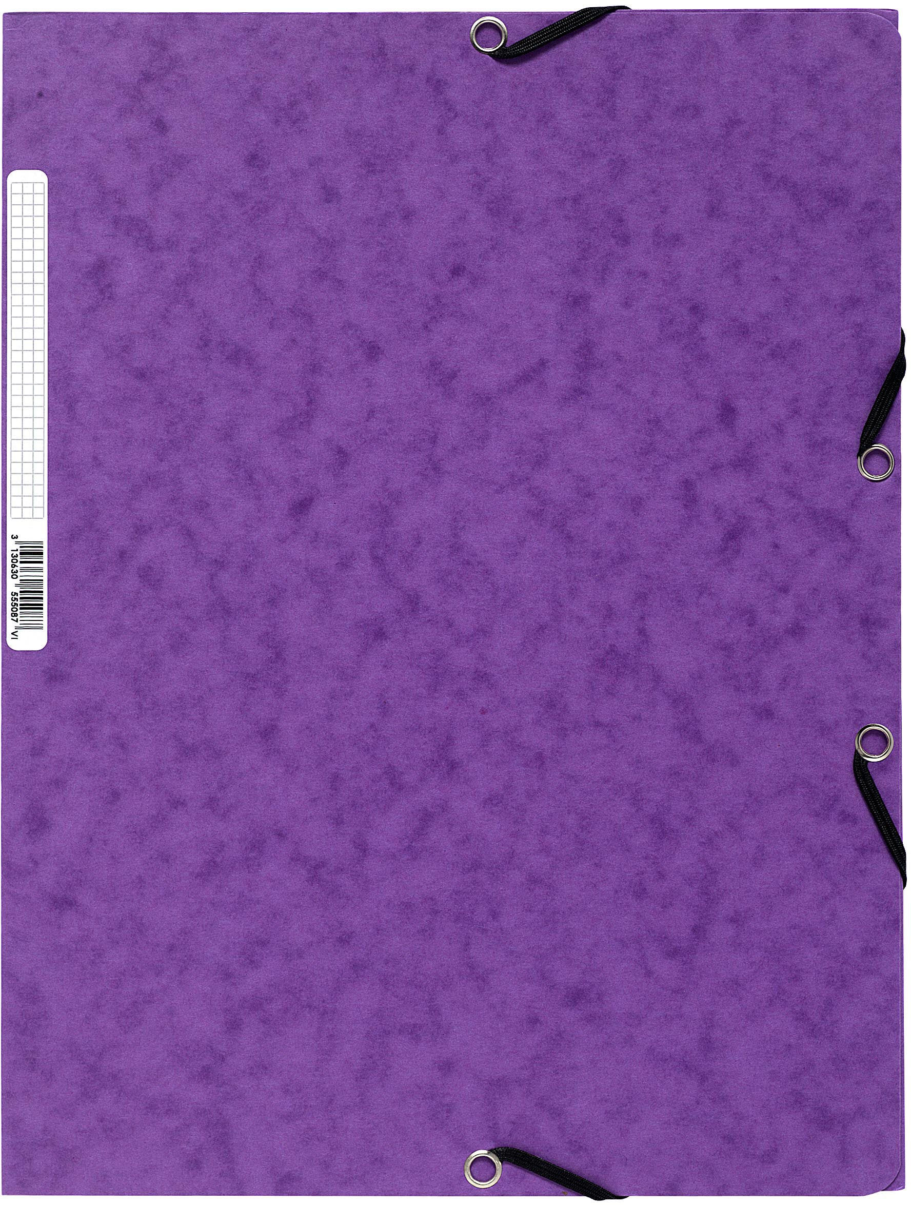 EXACOMPTA Gummibandmappe A4 55508E violett
