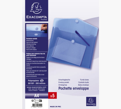 EXACOMPTA Dokumententasche A4 56422E PP, blau