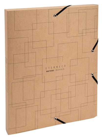 EXACOMPTA Sammelbox Eterneco A4 59247E braun ass. FSC 25x33x2.5cm