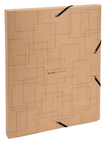 EXACOMPTA Sammelbox Eterneco A4 59247E braun ass. FSC 25x33x2.5cm