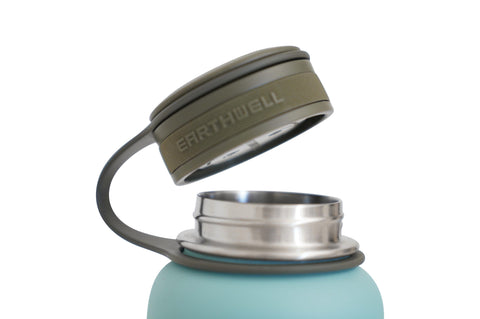 32oz Kewler Opener Bottle Aqua Blue