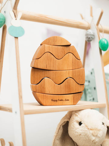 children wooden toy  eggs